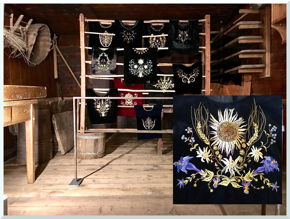 Museo Walser - I corpetti realizzati con i fili d'oro del Monte Rosa