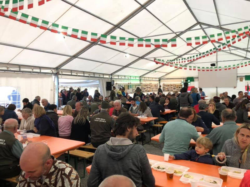 Alpini Grandiosa Manifestazione Ai Piedi Del Rosa