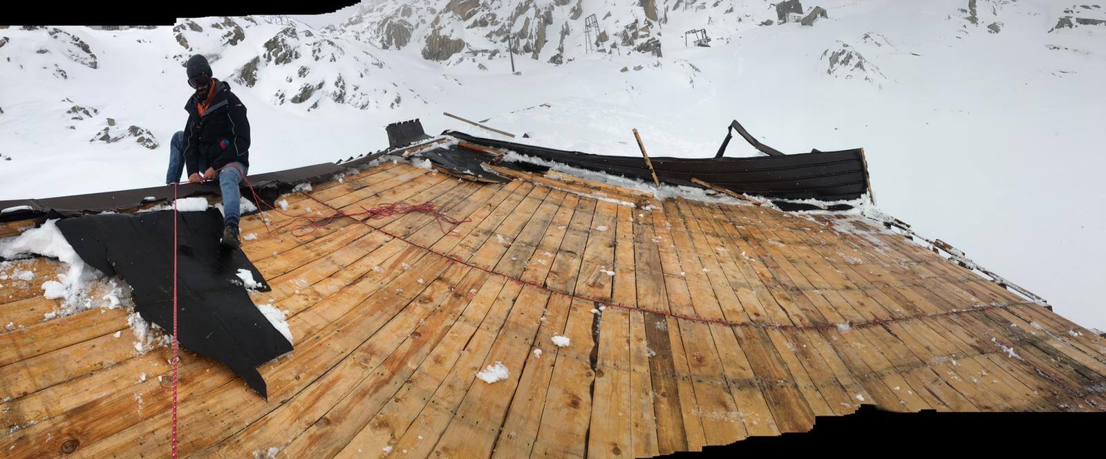 Rifugio Oberto Maroli Danneggiato Gravemente