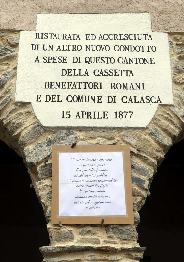 Lavatoio di Calasca Dentro