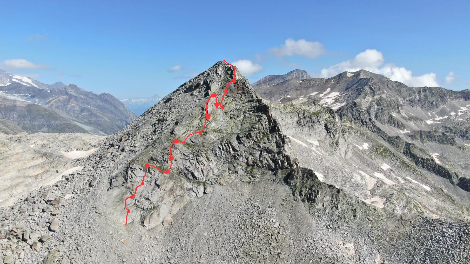 Una nuova via sullo Joderhorn