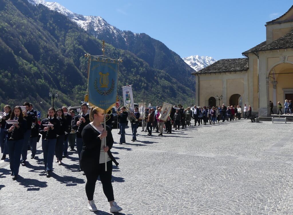 Festa del gruppo edile di Calasca